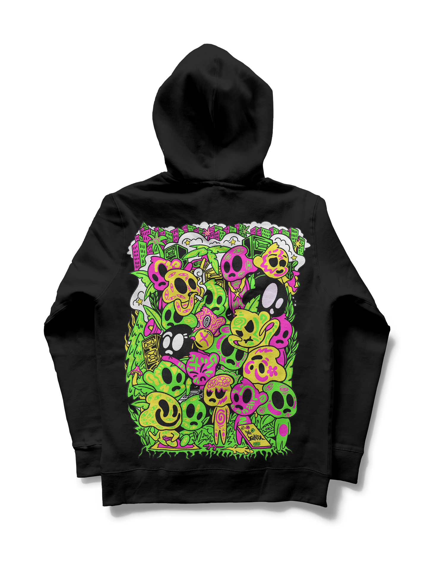 XOTIX GHOSTI BLOCK PARTY HOODIE