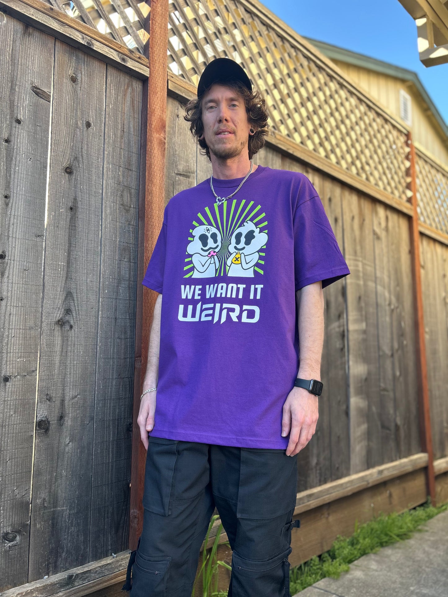 WE WANT IT WEIRD TEE (PURPLE)